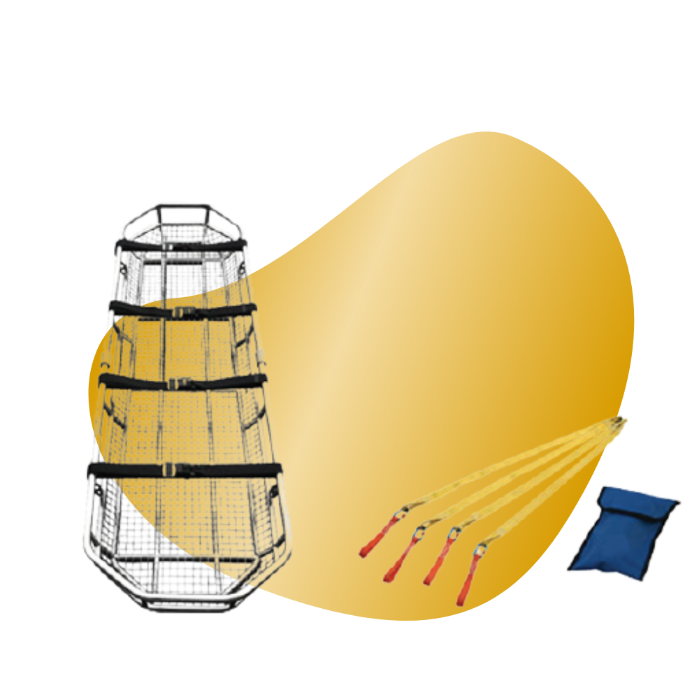 9.11-A602 Stainless Steel Basket Stratcher