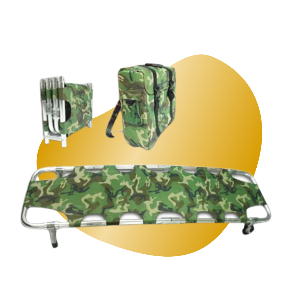 9.11 4 Folded Stretcher 1A5 Army (plus bag)